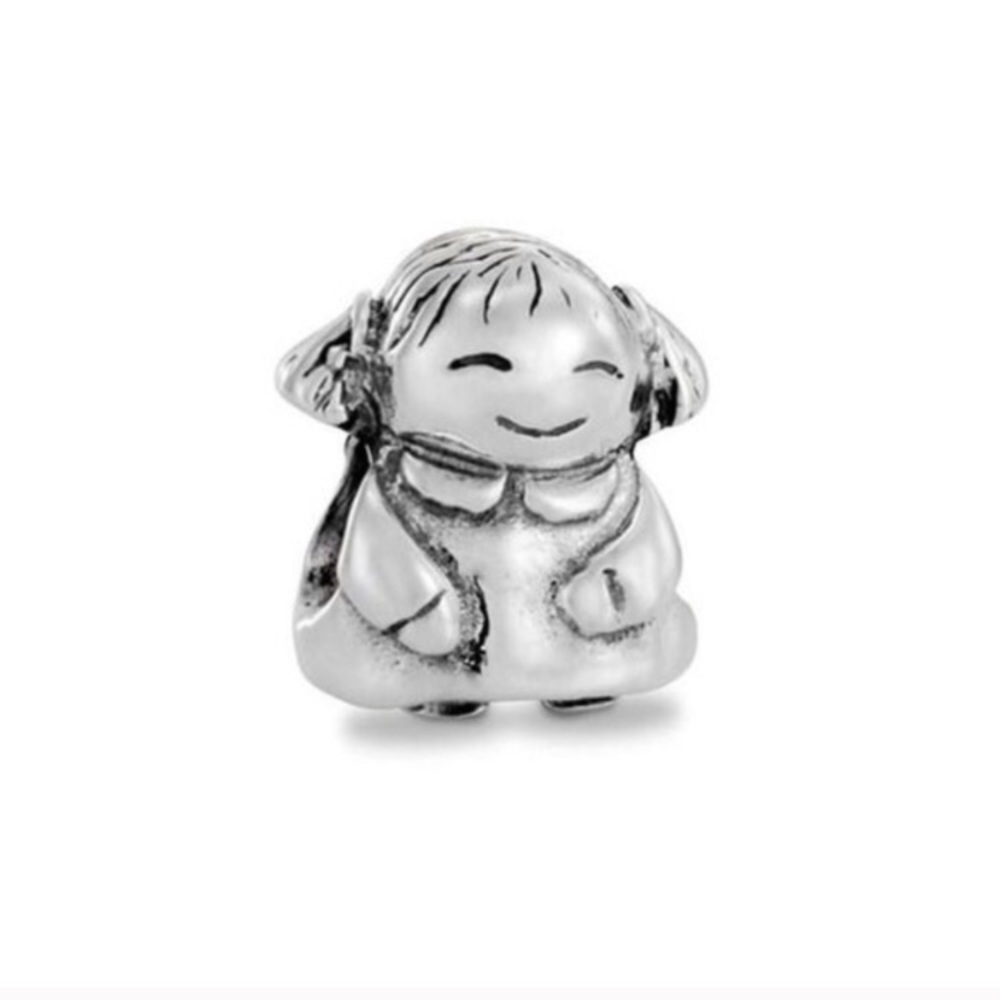 Pandora Retired My Little Girl Charm Authentic ALE Sterling Silver